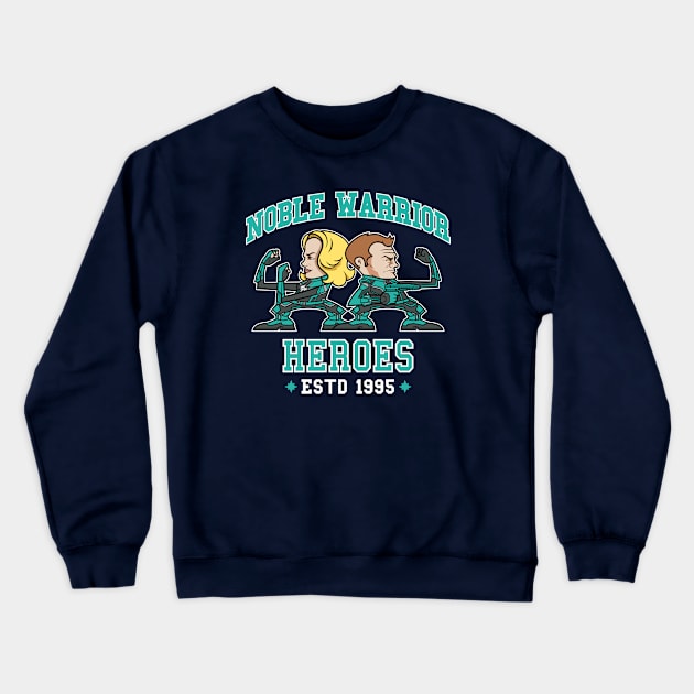 Noble Warrior Heroes Crewneck Sweatshirt by goliath72